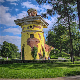 Царское село. Екатерининский парк. Башня-руина